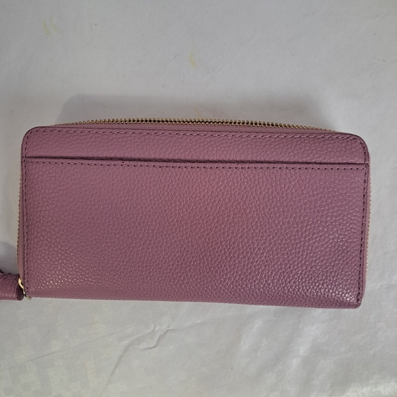 Kate Spade Pebbled Leather Wallet in Purple - Picture 4 of 13